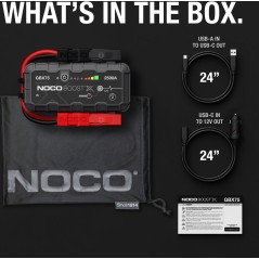 Noco Gbx75 Car Jump Starter - Powerful 2500A Battery for Ultimate Reliability!